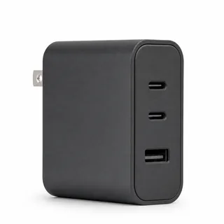 Synthetic editorial illustration for Anker 735 GaNPrime 65W Charger; not an exact product photograph
