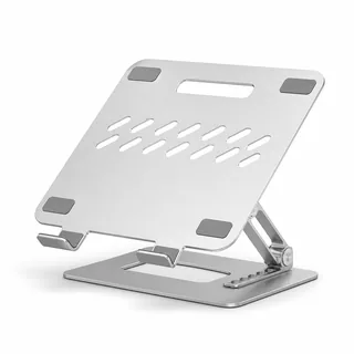 Synthetic editorial illustration for Nulaxy C3 Laptop Stand; not an exact product photograph