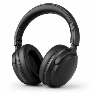 Synthetic editorial illustration for Beats Studio Pro Wireless Headphones; not an exact product photograph