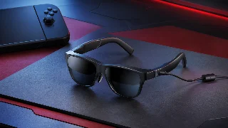 AI-generated editorial concept illustration representing Lenovo Legion Glasses Gen 2; not an exact product photograph