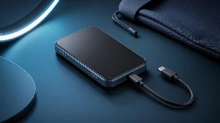 AI-generated editorial concept illustration representing XREAL Beam Pro 6GB 128GB; not an exact product photograph