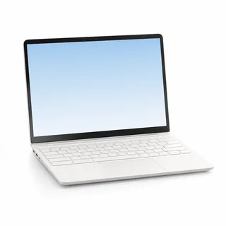 Synthetic editorial illustration for ASUS Chromebook Plus CX34 8GB 256GB; not an exact product photograph