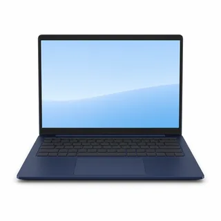 Synthetic editorial illustration for Lenovo IdeaPad Slim 3 Chromebook 14-inch 8GB 128GB; not an exact product photograph
