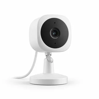 Synthetic editorial illustration for TP-Link Tapo C120 Indoor Outdoor Security Camera; not an exact product photograph