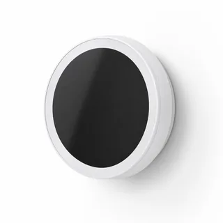 Synthetic editorial illustration for Google Nest Thermostat Snow; not an exact product photograph