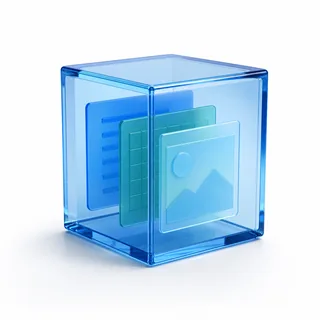 Synthetic editorial illustration for Microsoft Office Home 2024; not an exact product photograph